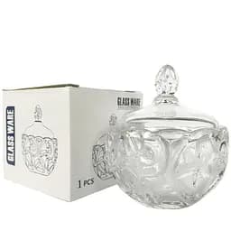Цукорниця з кришкою скляна Crystal Diamond 300 мл в упаковці YBCG-158 (83000158/1_YBCG-158/1)