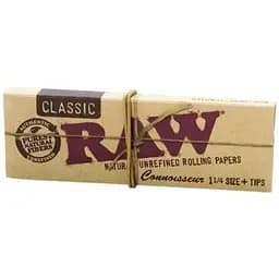 Папір для самокруток Raw Connoisseur 1 ¼ + Tips