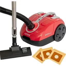 Пилосос Rotex RVB18-E Red Потужний для сухого чищення дому з мішком 1800 Вт Червоний