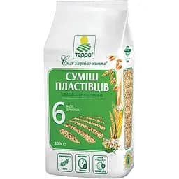 Суміш пластівців Терра Геркулес 6 видів зернових, 400 г (534620)
