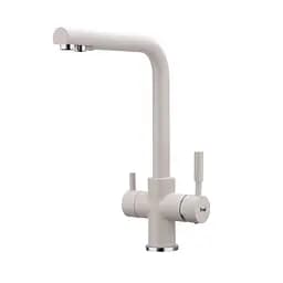 Змішувач для кухні на дві води Frap F4352-24 білий