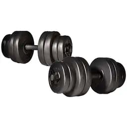 Гантели Elitum сборные с ABS покрытием черные 2 шт. х 16 кг