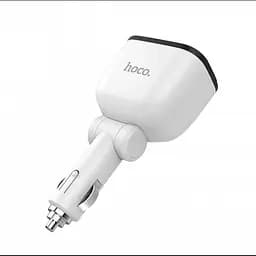 Автомобільна зарядка від прикурювача біла HOCO Z28 Power Ocean 2 USB 3.1A - мініатюра 5