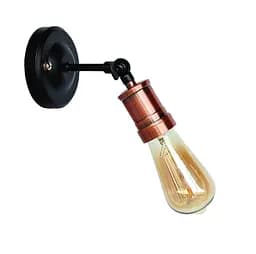 Светильник настенный Levistella 752WB2005-1 E27 черный медный цоколь