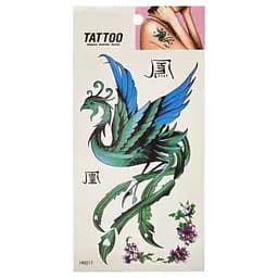 Временная татуировка "Жар-птица Tattoo" Bambi 1020-HM217