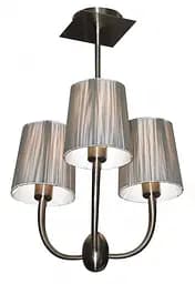 Люстра Brille с абажуром для кухни E27 60W CH (BR-473S/3)