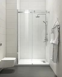 Двері в нішу Koer SR SD01-120x200-TR-01 прозоре скло Easy Clean 8 мм, хром KR5376, універсальні, прозорий, хром - мініатюра 10