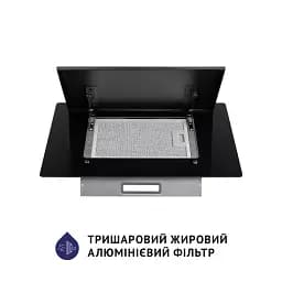 Витяжка декоративна похила Minola HDN 6124 BL LED - мініатюра 8