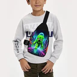 Сумка через плечо детская Minecraft Крипер 29х17 см сумка слинг для мальчика (02100)