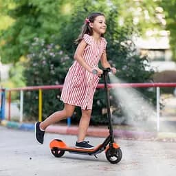 Дитячий електросамокат GIANT Kids ES1 помаранчевий, з LED - підсвіткою деки та колес, від 4 років - мініатюра 4