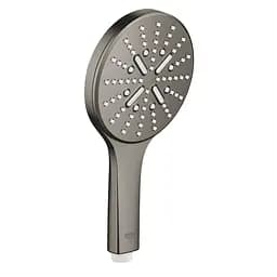 Ручной душ 3 режима струи Grohe Rainshower Smartactive 130 26574AL0, Графит