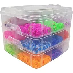 Набір для плетіння браслетів Bambi SND10 резиночки, гачок, рогатка