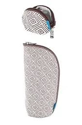 Набір для зберігання пустушки Nuvita MyMia, геометричний орнамент, коричневий (NV8806ROMBO)