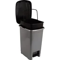Мусорная корзина Violet House 0152 Metalic с педалью и внутренним контейнером 25 л (0152 METALIC 25 л, педал.+ вн.конт.)