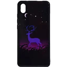 Чехол-накладка Toto Night Light Print Glass Case Xiaomi Redmi 7A Deer