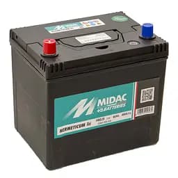 Акумулятор 6СТ-60A MIDAC HERMETICUM Asia, 12V, 60Ah, (+/-), EN460А