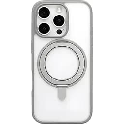 Чехол Blueo Frosted Magnetic Case Rotatable Stand with MagSafe для Apple iPhone 16 Pro Max Grey (BL037-I16PMGRY) [115140]