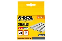 Скоби для будівельного механічного степлера MasterTool Титул 12 x 0.7 x 11.3 мм в упаковці 1000 шт. - мініатюра 2