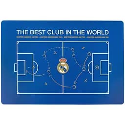 Підкладка настільна Kite FC Real Madrid 42.5x29 см PP RL упаковка 10 шт. (RL26-207)