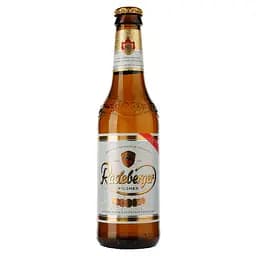 Набір пива Radeberger 4.8% (5 шт. x 0.33 л) + келих - мініатюра 4