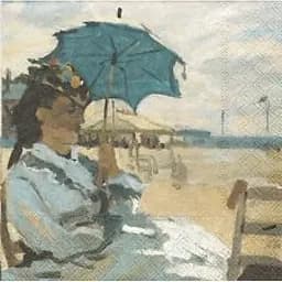 Декуражные салфетки Ambiente Пляж в Трувиле 33х33см 18.5 г/м2 20 шт.