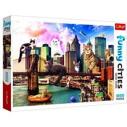 Пазл Trefl Коти у Нью-Йорку Веселі міста 1000 ел. (10595)
