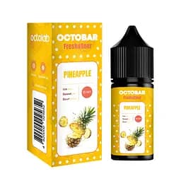Набор компонентов для самозамеса солевой заправки Octobar Fresh & Sour 30 мл Pineapple Ананас, 0-65 мг (17890)