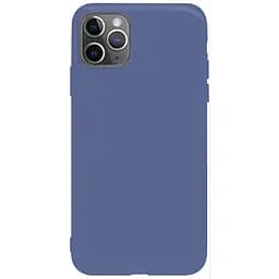 Чохол-накладка Toto 1 mm Matt TPU Case Apple iPhone 11 Pro Max Navy Blue - мініатюра 2