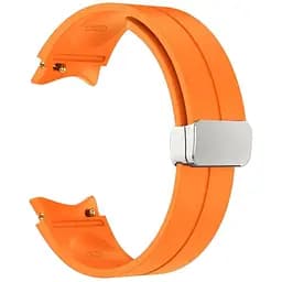 Ремінець для Samsung Galaxy Watch 5 40mm - помаранчевий ширина кріплення 20мм силікон Watchbands Cls (W34-6WB66352299)