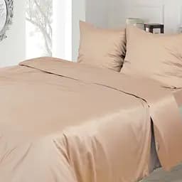 Комплект постільної білизни Ярослав сатин сімейний бежевий (44367_s01a)
