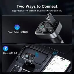 FM-трансмітер Baseus S-09 Lite Series Black (C10762300113-00) [126841] - мініатюра 9
