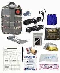 Аптечка укомплектована №4 Rescue Ready в підсумку зі швидким скидом піксель