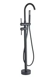 Змішувач для ванни Rea Ortis чорний підлоговий REA-B0232 Чорний