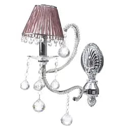 Бра Brille BCL-280W/1 настенное накладное хрустальное классическое с абажуром E14