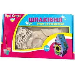 Набір для творчості Аплі Краплі Збери та розфарбуй Шпаківня №1