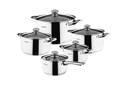 Набор посуды Gemini Gourmet Varese, 10 предметов, нержавеющая сталь ARDESTO kuh0014702