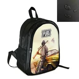 Рюкзак міський/шкільний 38×28см з принтом PUBG: Battlegrounds дитячий, підлітковий, спортивний (4208)
