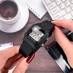 Чоловічий годинник Casio W-800H-1A Чорний ( AT1141-0059 ) - мініатюра 8