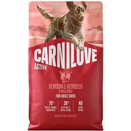 Сухой корм для активных собак Carnilove Active Venison & Reindeer & Wild Boar Active Adults оленина и дикий кабан 4 кг