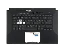 Топкейс ноутбука / верхня панель та клавіатура для ноутбука Asus TUF Dash F15 FX516PR, FX516PM, FX516PC (90NR0651-R31UA0) Оригінал від Asus, Верхня панель клавіатури