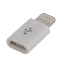 Переходник Lightning (M) - microUSB (F), белый, Lapara