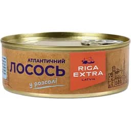 Атлантический лосось Riga Extra в рассоле 230 г (783174)
