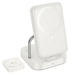 БЗП Hoco CQ16 Astute 4in1 + Power Bank PD20W 10000 mAh Milky White