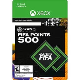 FIFA 21 - 500 FUT Points - карта оплаты для Xbox One