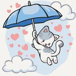 Розпис на полотні "Котик літає" Art Craft 15567-AC 30х30 см