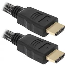 Кабель мультимедійний HDMI to HDMI 1.0m HDMI-03PRO Defender (87340) - мініатюра 2