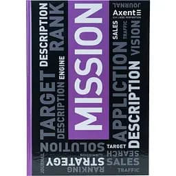 Книга записна Axent Colors A4 в клітинку 80 аркушів фіолетова (8421-07-A)