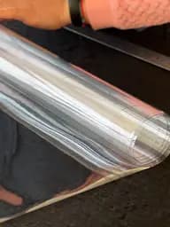 Силіконова скатертина Crystal М'яке скло 300х110 см 0.5 мм (500 мікрон) - мініатюра 5