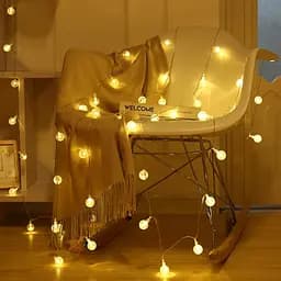 Гірлянда Zorela Globe Fairy Lights 15 м/49 футів у формі кулі з пультом дистанційного керування 100 шт. - мініатюра 2
