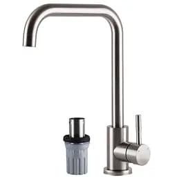 Змішувач для кухні EcoMIX Alpen AISI-203L-WH 000024958 Нержавіюча сталь